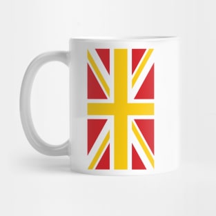 Liverpool Red White Yellow Union Jack Flag Mug